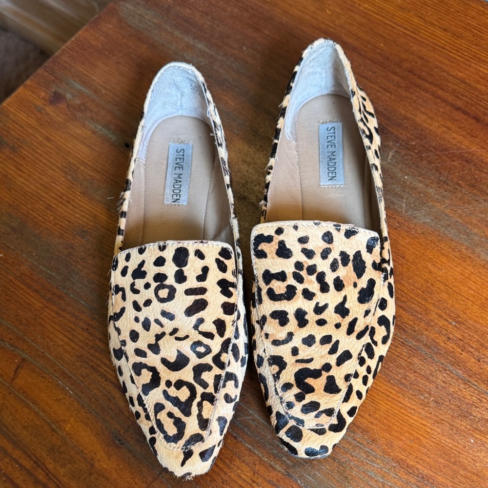 Steve Madden Animal Print Loafers